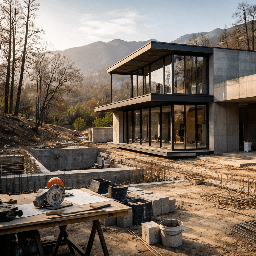 After Losing Everything to Fire, Altadena Families Are Rebuilding with Steel, Glass, and Concrete